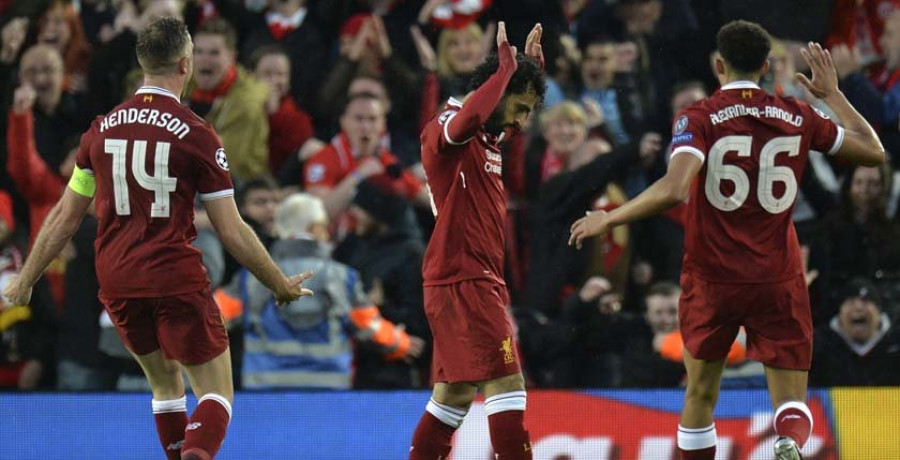 El Liverpool se acerca a la final tras golear a la Roma en un partidazo