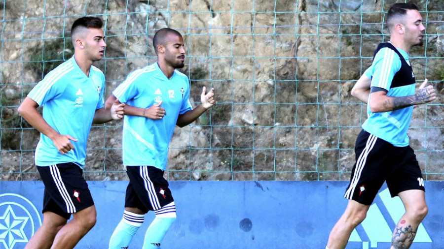 Rafinha completa su primer entrenamiento en Vigo