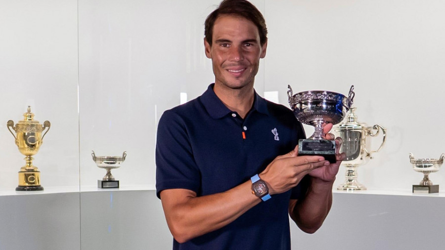 Rafa Nadal deposita el último trofeo en su museo