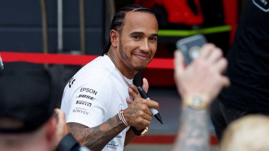 Hamilton llega muy cómodo a la carrera ‘de casa’