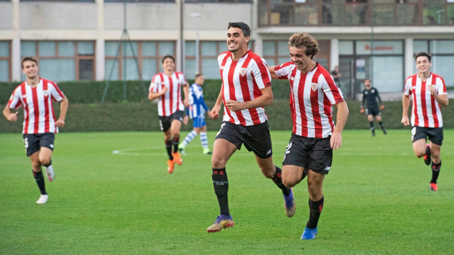 Los cachorros del Athletic se alzan con el liderato