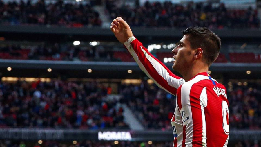 El oportunismo de Morata sostiene al Atlético