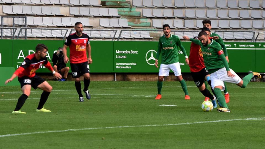 El Racing no se rinde y logra rescatar un punto en A Malata