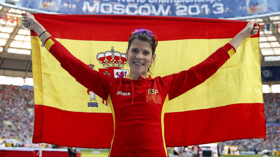 Beitia captura el bronce de Londres 2012 por sanción  a la rusa Svetlana Shkolina