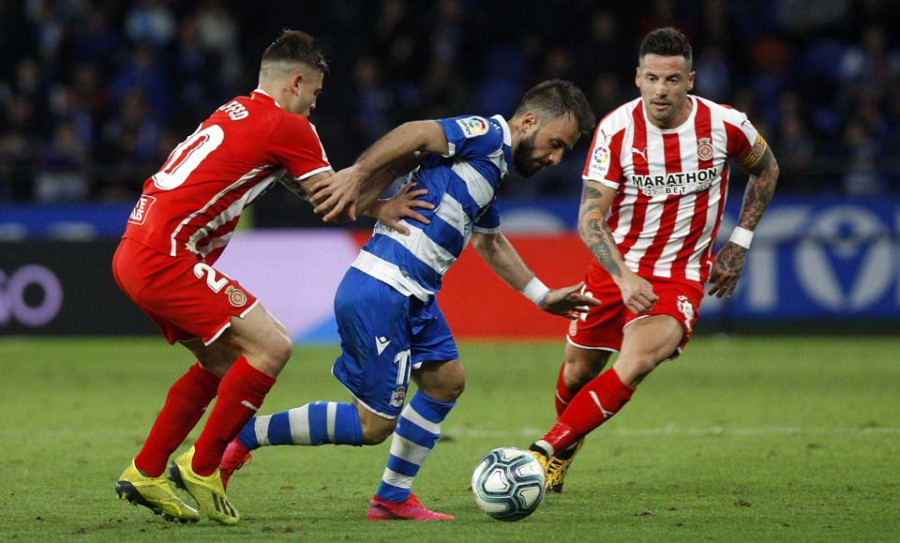 El Girona quiere hacer buena la igualada de Riazor