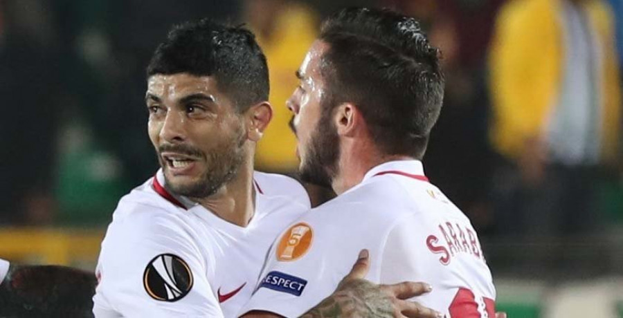 El Sevilla sufre para ganar con un gol de penalti tras una pésima segunda mitad