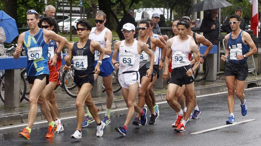 Diego García y Sandra Arenas defienden título en la "Champions" de la marcha en A Coruña