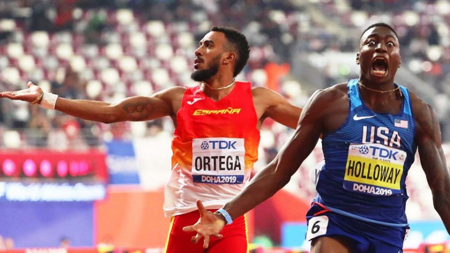 Omar McLeod impide subir  al podio a Orlando Ortega