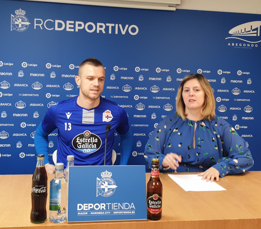 Aleksandar Jovanovic: "Dije sí inmediatamente porque el Deportivo es un club grande"