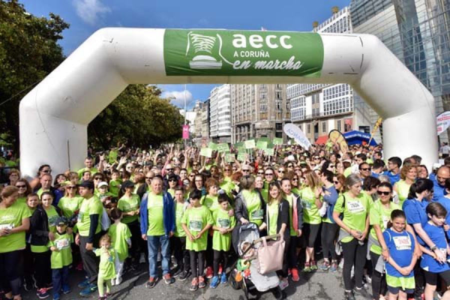 A Coruña celebrará su XII Andaina Solidaria A Coruña En Marcha Contra o Cancro el próximo 8 de junio