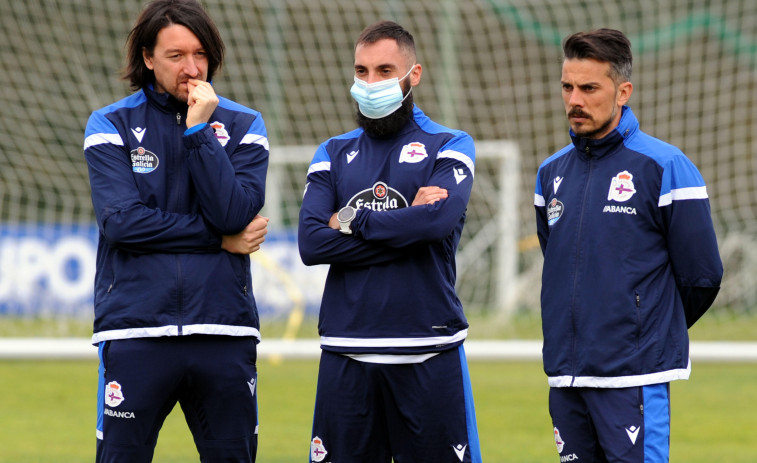 De la Barrera charló una hora con su equipo antes del test