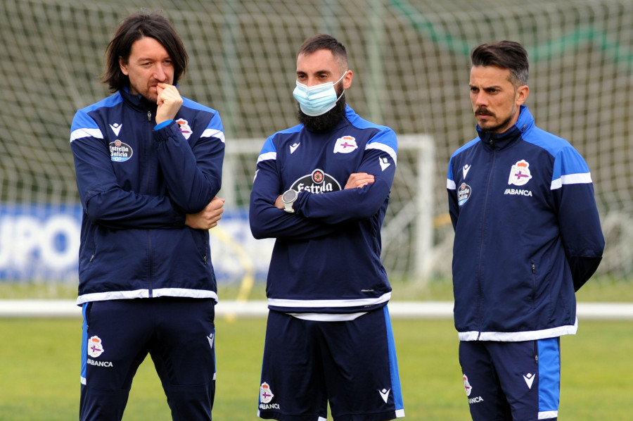 De la Barrera charló una hora con su equipo antes del test