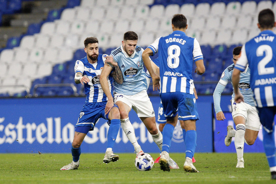 El Celta B, con la irregularidad propia de los filiales