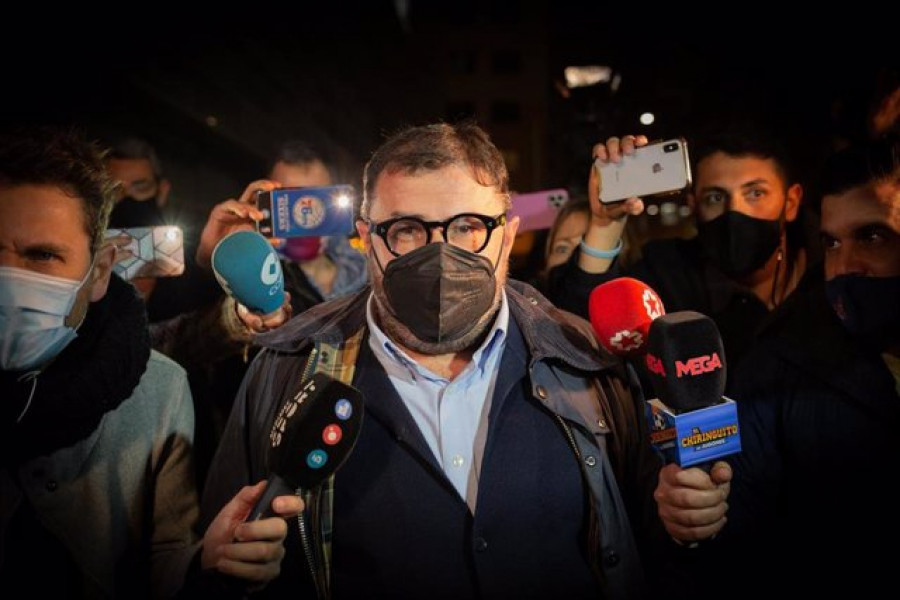 Gómez Ponti sale de la comisaría de Mossos tras su detención por el 'Barça Gate'