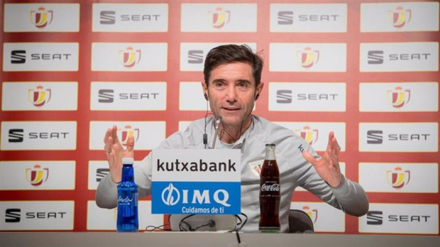 Marcelino: "Al Levante le va a costar mucho doblegarnos"