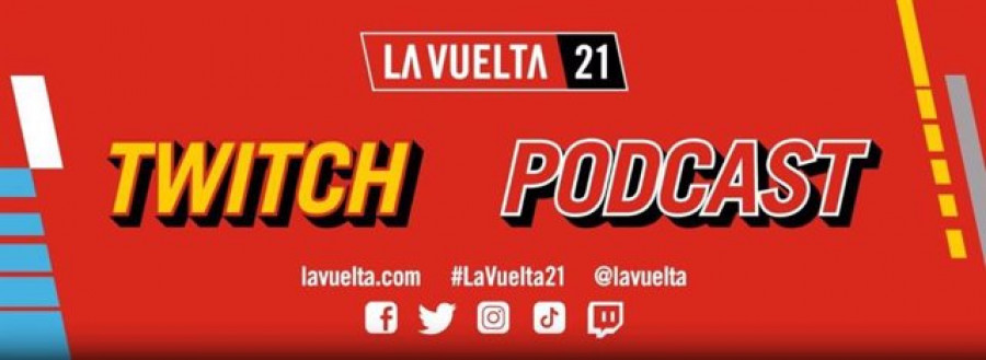 La Vuelta estrena un canal en Twitch y recupera el podcast que ya puso en marcha en 2020