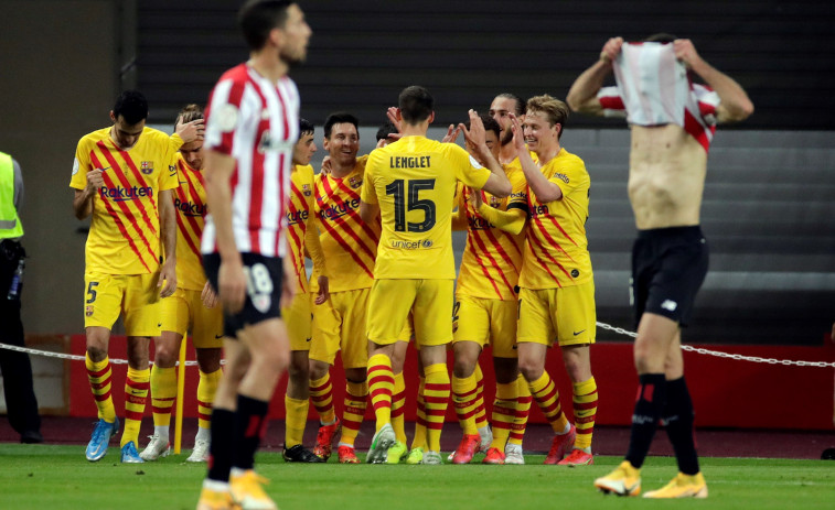 El Barça machaca al Athletic