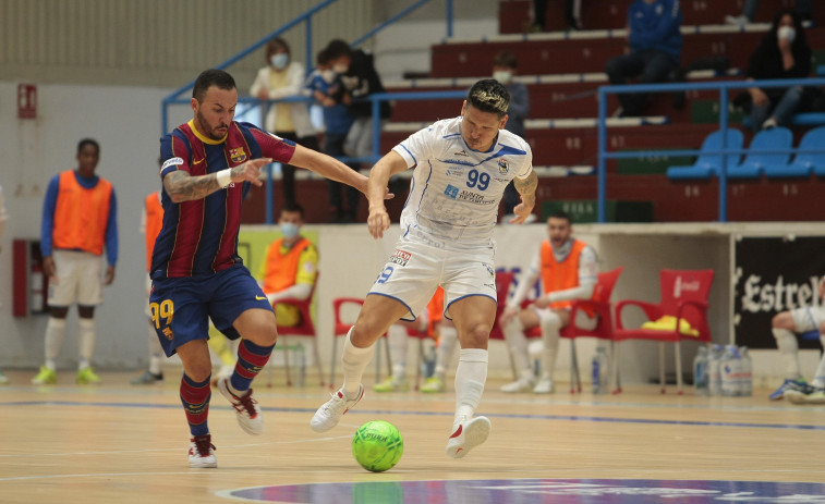 Cruel derrota de los gallegos ante el conjunto culé