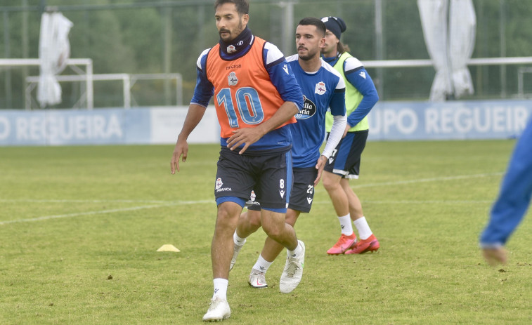 Tres grupos de trabajo para el entreno blanquiazul