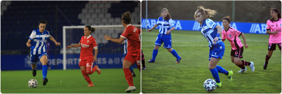 La dupla Athenea - Alba asume la responsabilidad goleadora del Depor Abanca