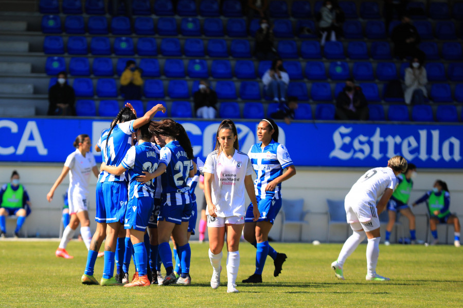 El Deportivo Abanca, sólido en defensa y efectivo en ataque, supera al Madrid CFF con claridad (3-0)