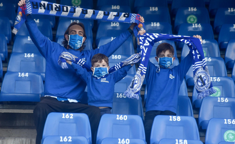 El público de Riazor resultó talismán esta temporada
