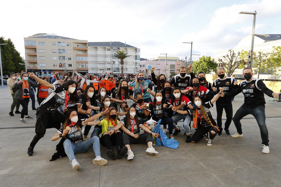 El Pescados Rubén fue homenajeado  en el consistorio de Burela tras su título