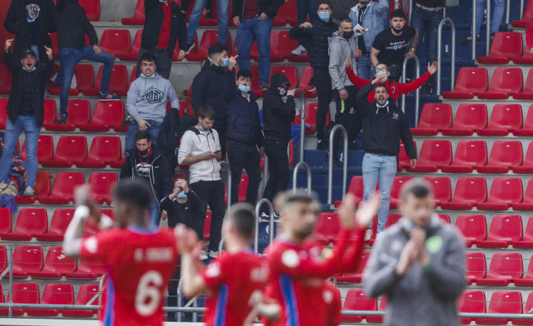 Detenido un aficionado del Numancia en un altercado tras el partido contra el Depor