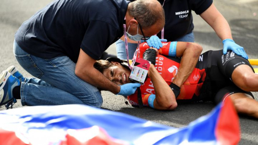 Giro de Italia (5ª): Landa, el ángel caído