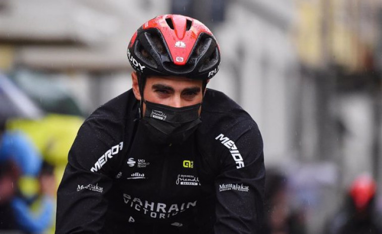 Mikel Landa recibe el alta y regresa a Vitoria para ser operado de la clavícula