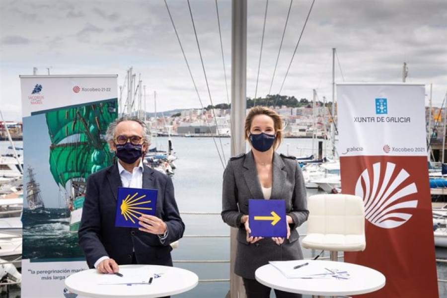 Los grandes veleros volverán a Vigo en 2022 con la 'Iacobus Maris', la ruta Xacobea más larga de la historia