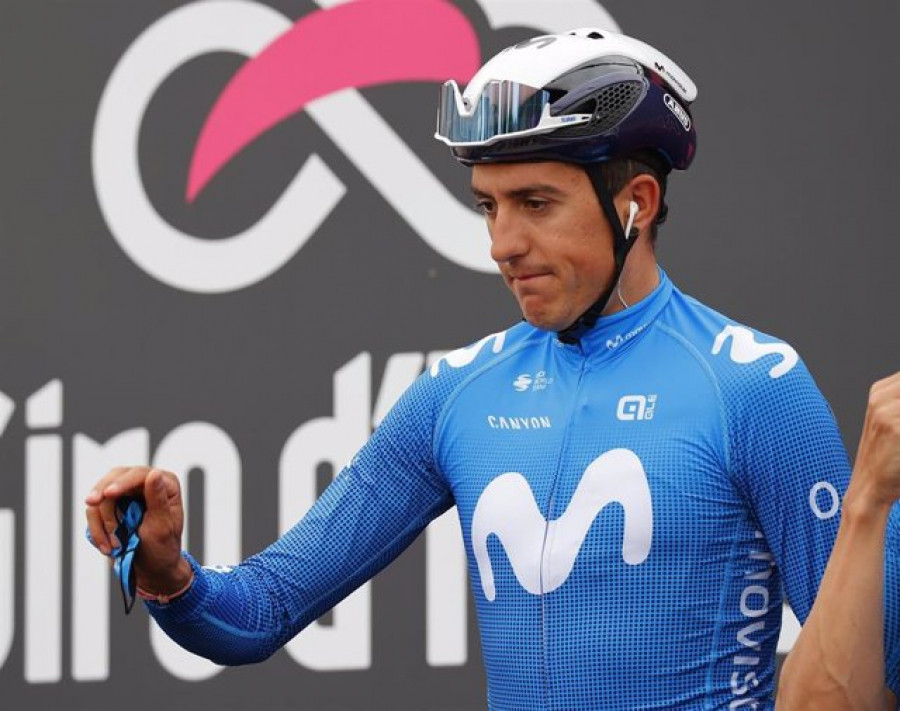 Marc Soler abandona el Giro por una caída al inicio de etapa