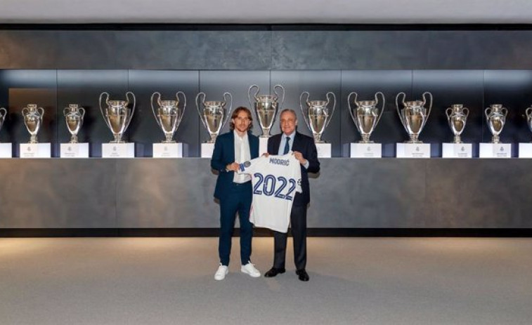 Luka Modric renueva con el Real Madrid hasta 2022