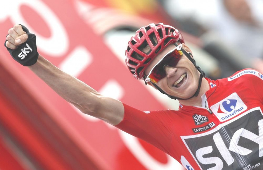 La UCI confirma el positivo de Chris Froome en la Vuelta a España 2017
