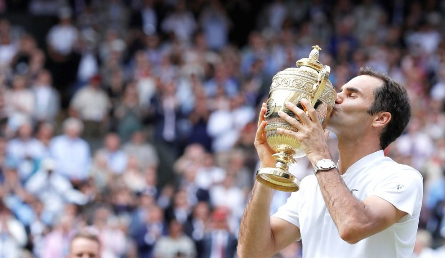 Wimbledon se rinde a Federer por octava vez