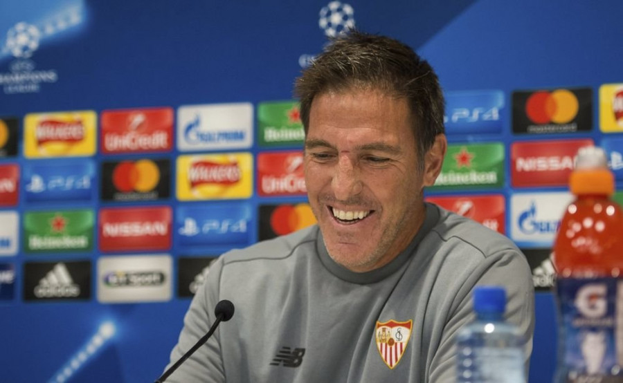 Berizzo espera ver el "mejor fútbol" del Sevilla en "escenario estimulante"