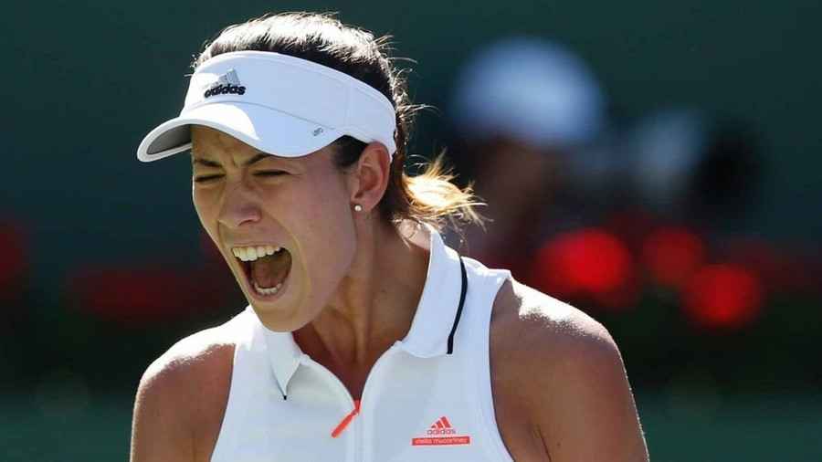 Muguruza arrolla a Puig en su estreno como líder mundial