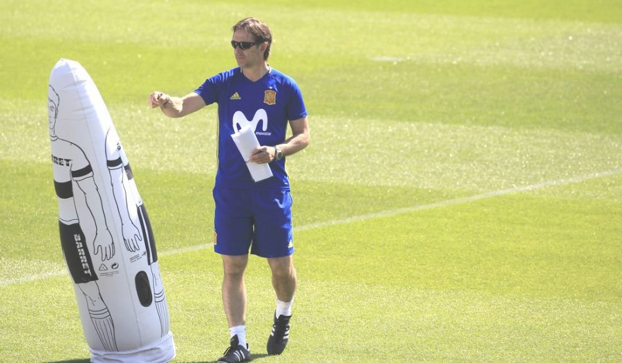 Lopetegui: "No tengo ninguna duda con Piqué"