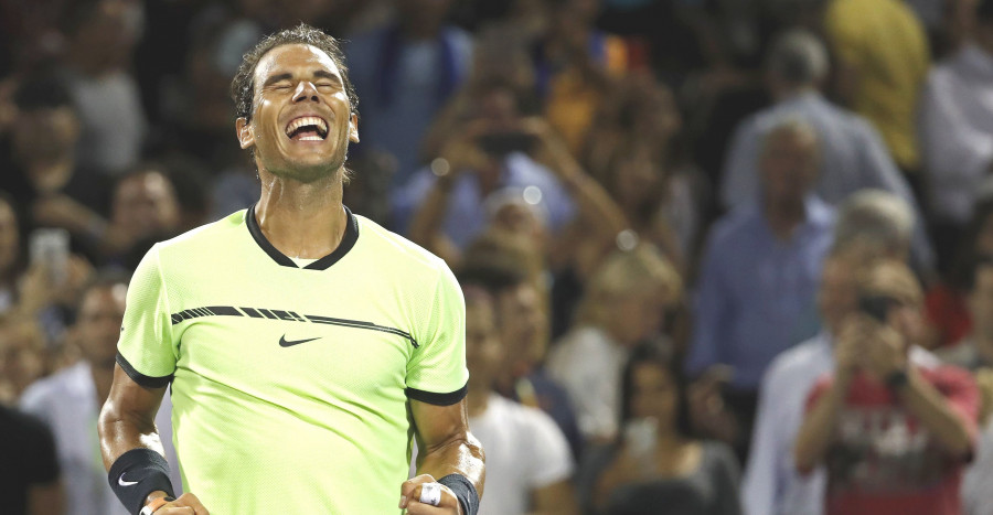 Nadal considera "ajustada" la final ante el suizo