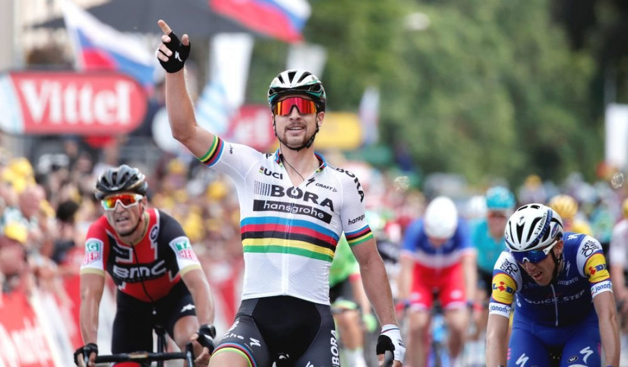 Peter Sagan vence en la tercera etapa del Tour