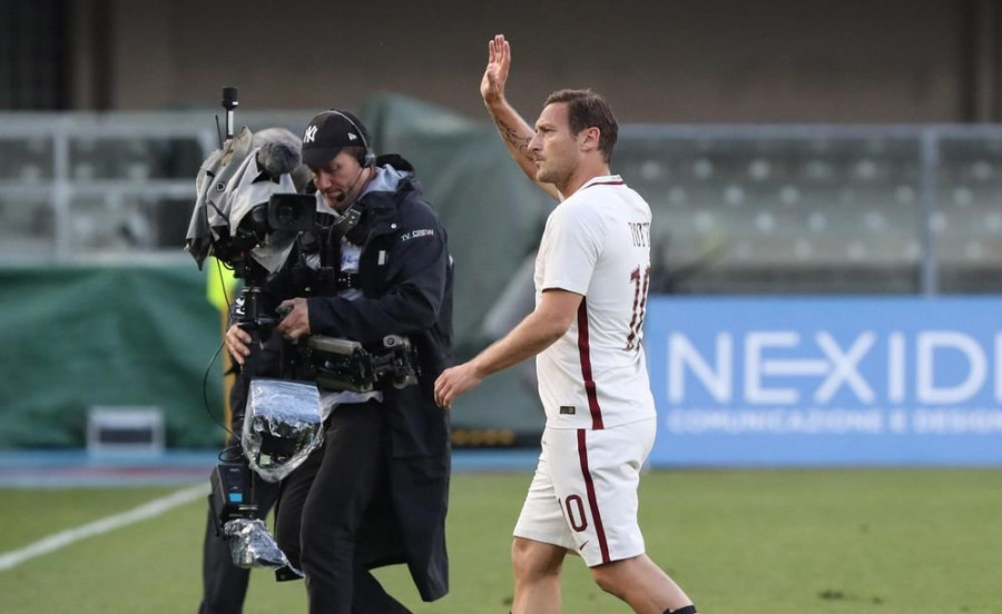 Totti confirma su adiós a la Roma