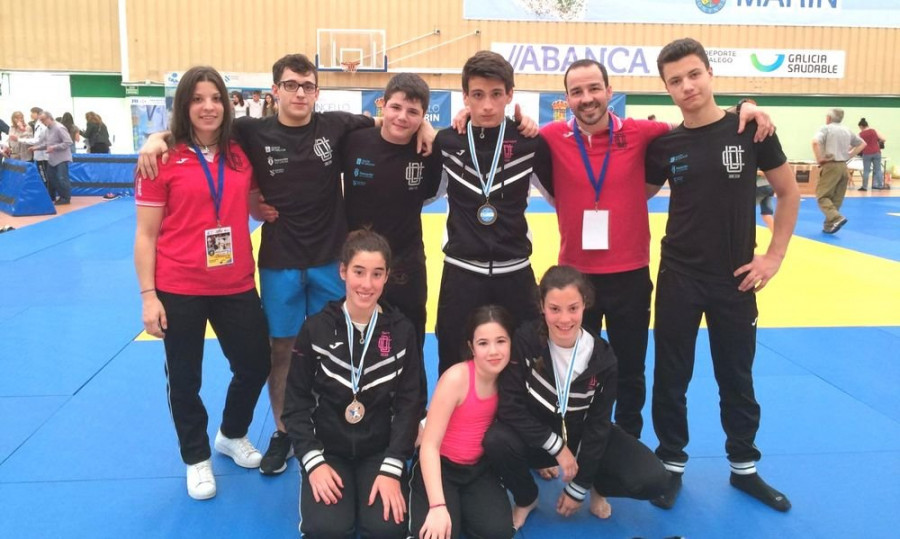 Buen judo de los clubes coruñeses