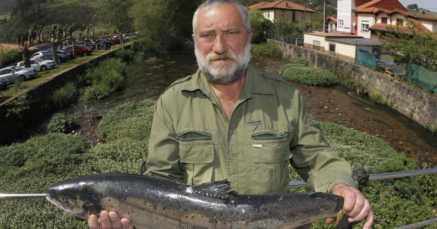 El 'campanu' asturiano, capturado en Louredal