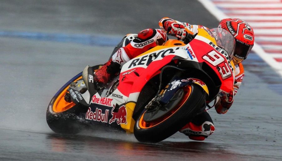 Márquez ya los ve a todos desde arriba