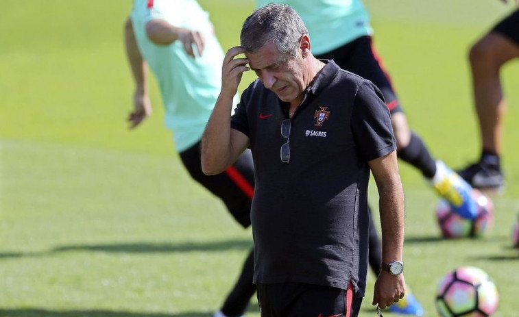 Fernando Santos: No me gustó nada el gesto de Cristiano