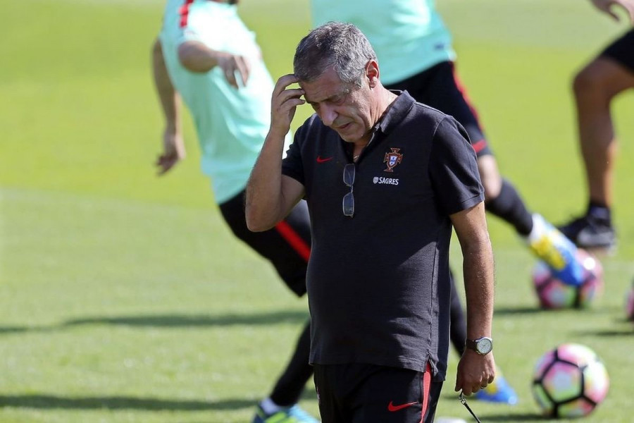 Fernando Santos: No me gustó nada el gesto de Cristiano