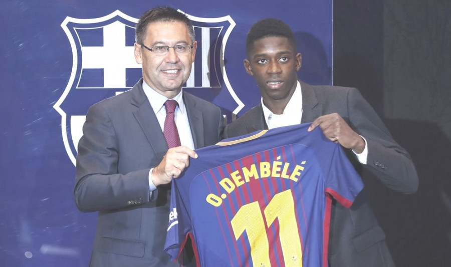 Dembélé: "No vengo a sustituir a Neymar, me han elegido y lo daré todo"