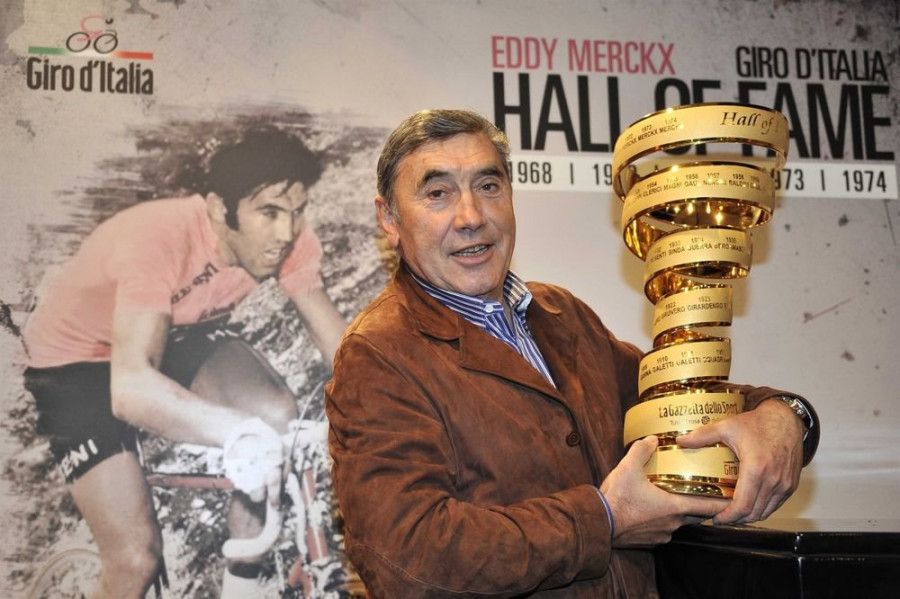 Eddy Merckx aconseja a Evenepoel correr el Giro de Italia