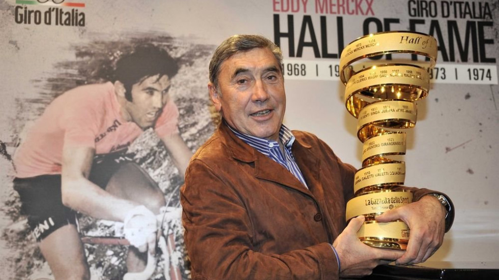 Eddy Merckx aconseja a Evenepoel correr el Giro de Italia
