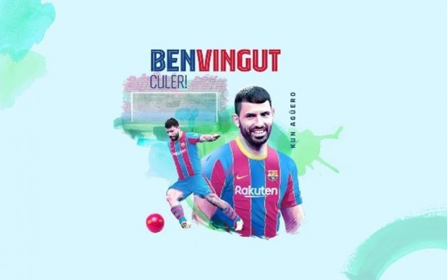 Sergio Agüero ficha por el Barça hasta 2023